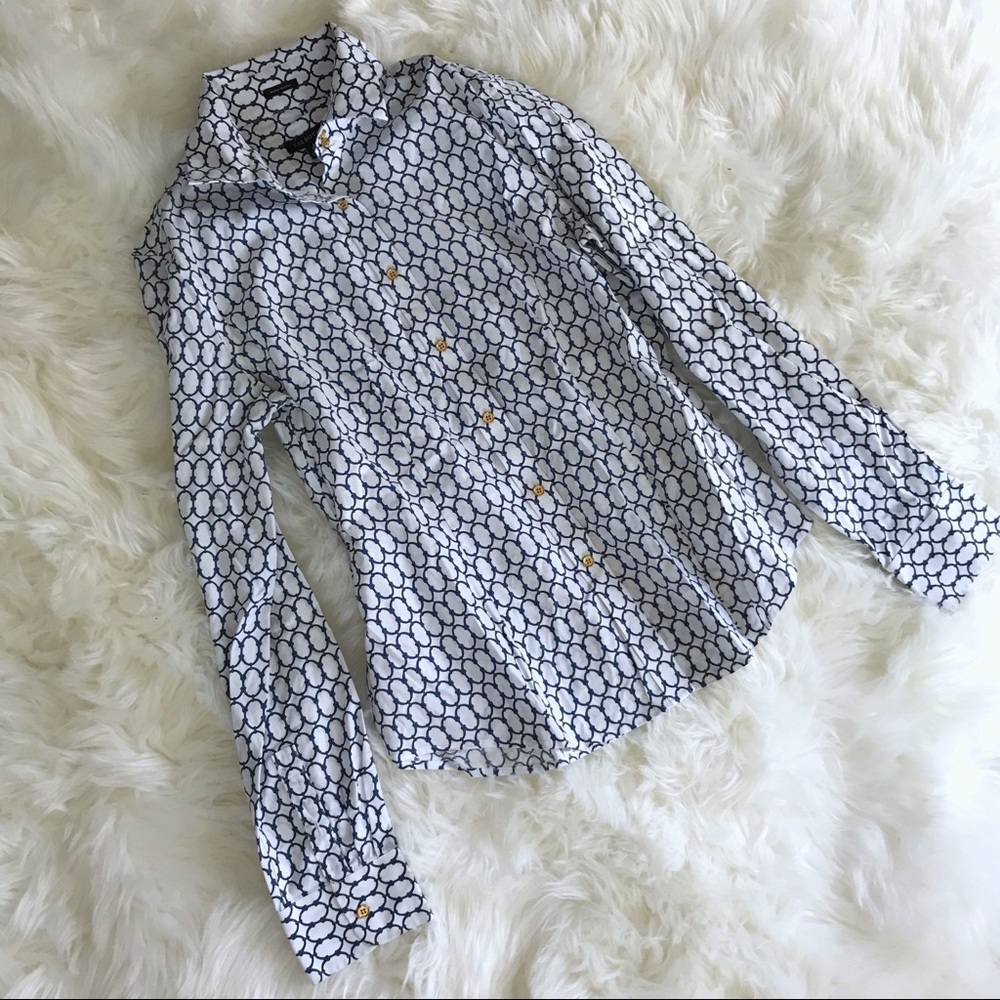 Talbots | Gorgeous Pattern Button Down Shirt